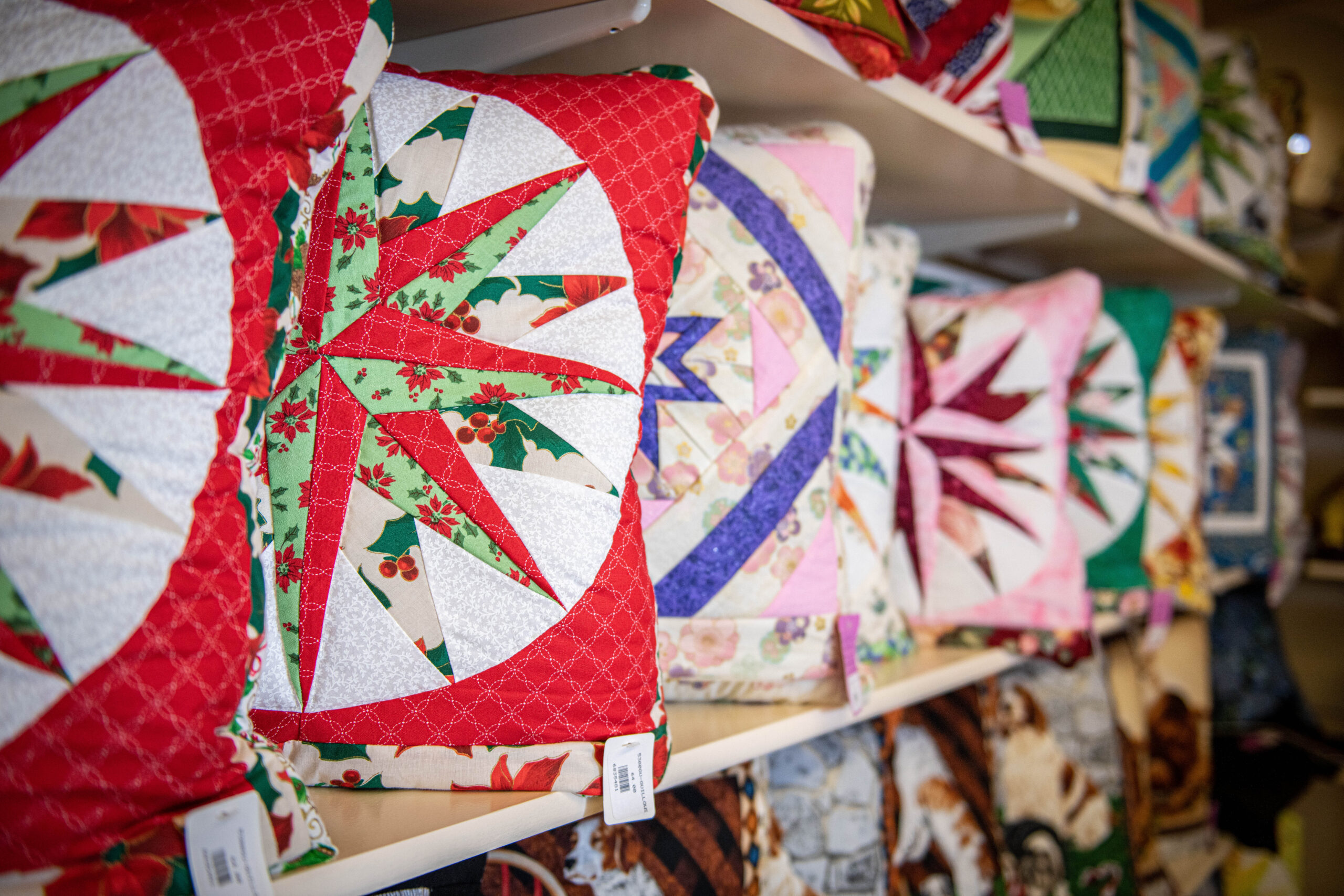 Hand quilted Pillows of all Colors