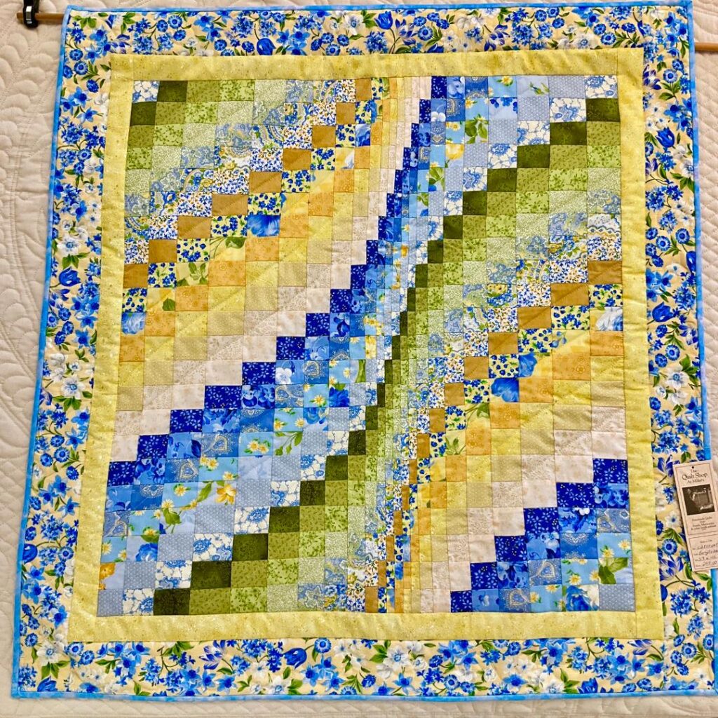 Bargello Quilt Fabric Kit for Wallhanging/Crib Size Quilt 48 x