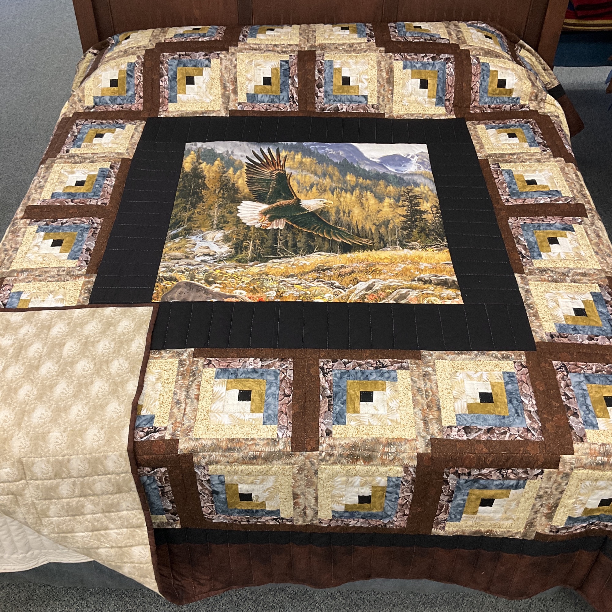 Eagle Log Cabin The Quilt Shop at Miller's