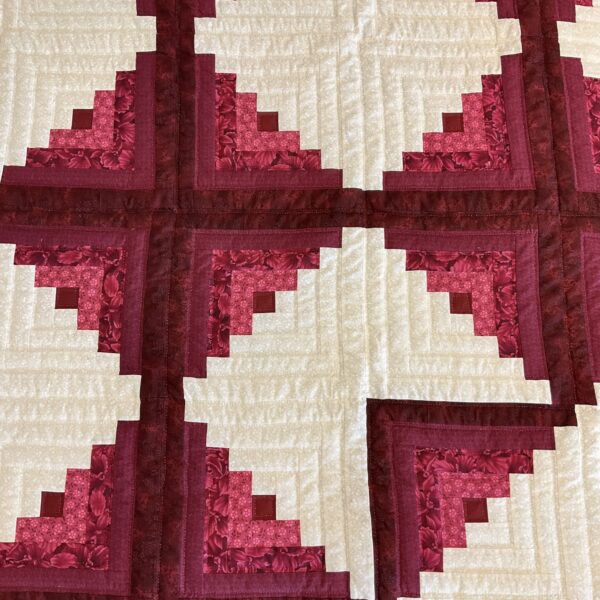 Close -up of the fabric prints and colors