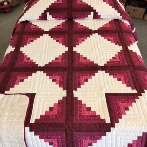 Main photo of Log Cabin in Shades of Cherry Red