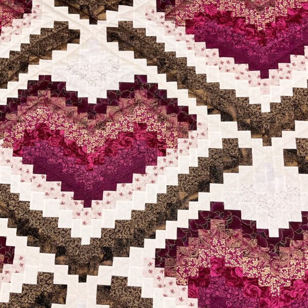 Queen Size Bargello Heart Quilt - Image 3