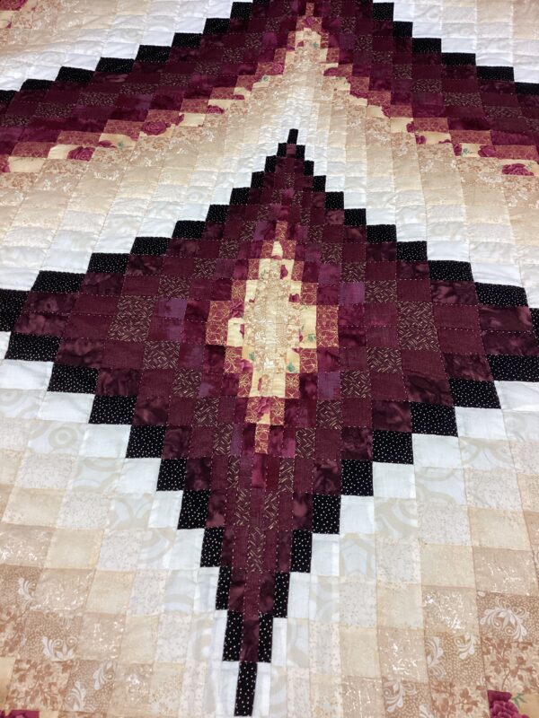 Dancing Diamond- A Bargello Queen Size Quilt - Image 4