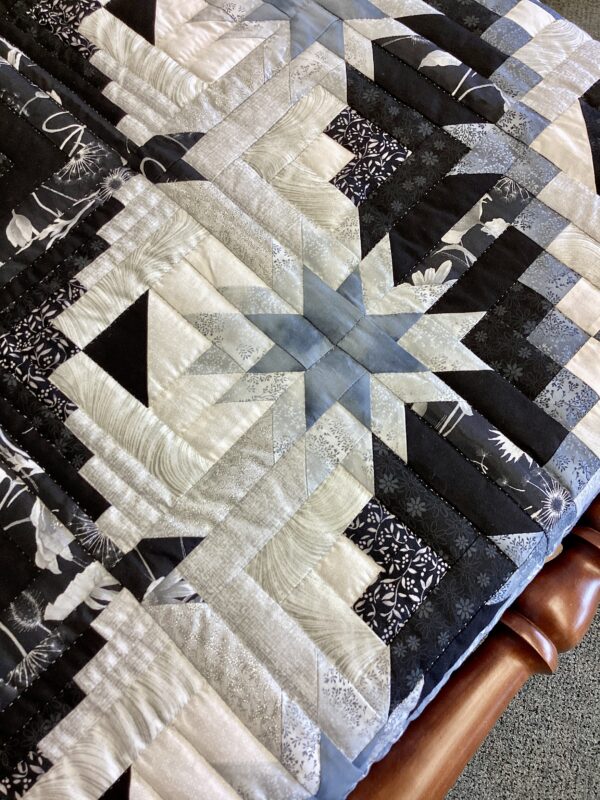 Eureka Log Cabin Queen Size Quilt - Image 4