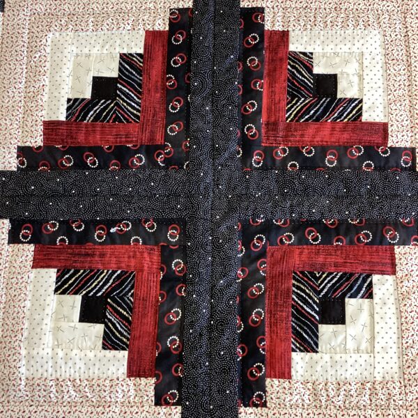 Log Cabin in Red and Black Item#84000379Q