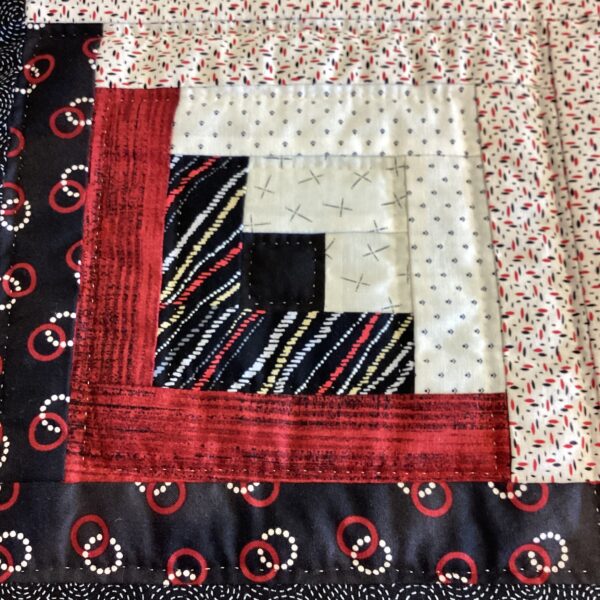 Log Cabin in Red and Black Item#84000379Q