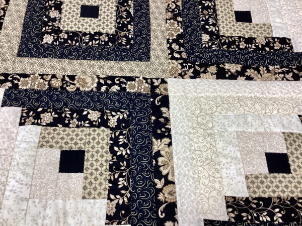 Log Cabin fabric close up Item# C73001447