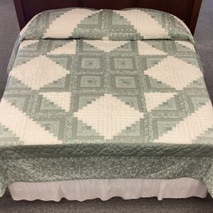 Log Cabin Star Sage Green main Item# C73001436