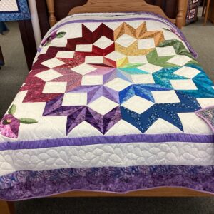 Color wheel quilt