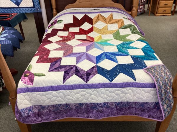 Color wheel quilt