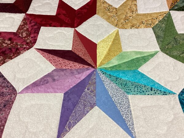 Color Wheel Queen Size Quilt - Image 2