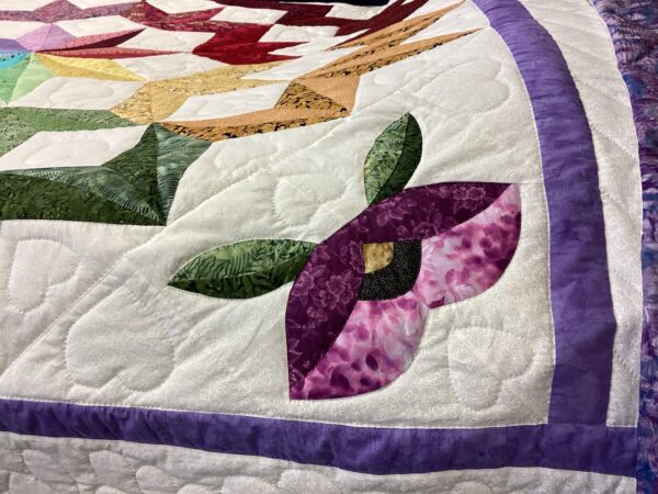 Color Wheel Queen Size Quilt - Image 3