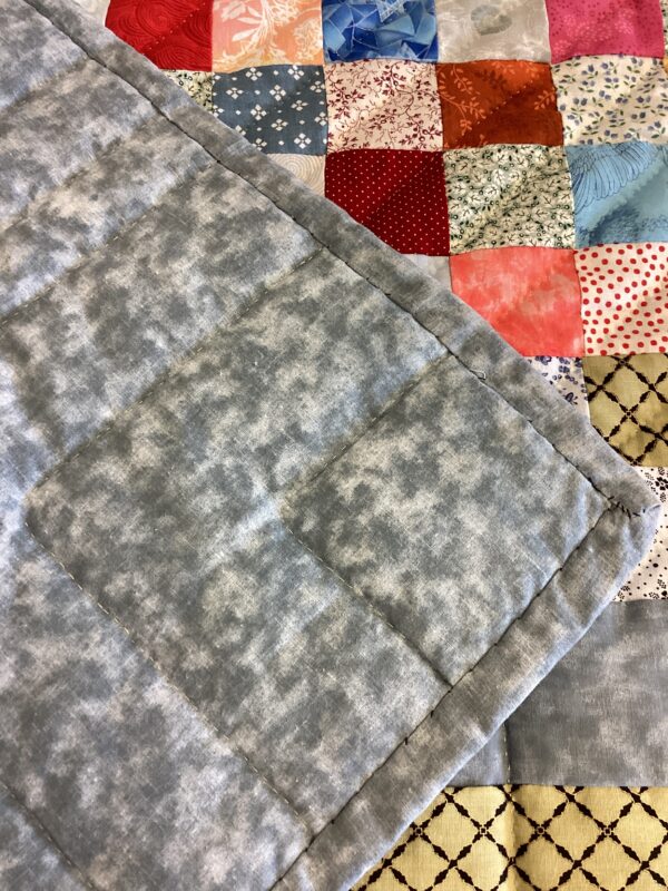 Amish Handmade and Quilted Scrappy Throw - Image 2