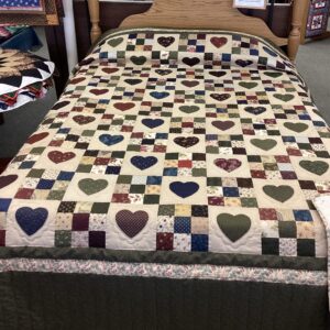 9 Patch with Hearts