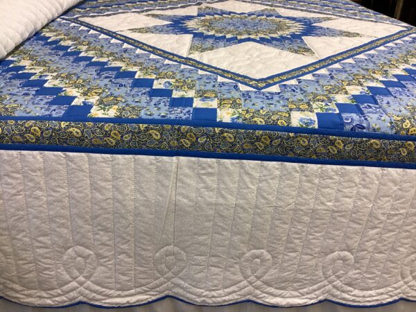 Star N Common King Size Hand-Stitched Quilt - Image 5
