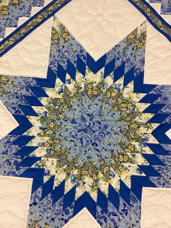 Star N Common King Size Hand-Stitched Quilt - Image 4