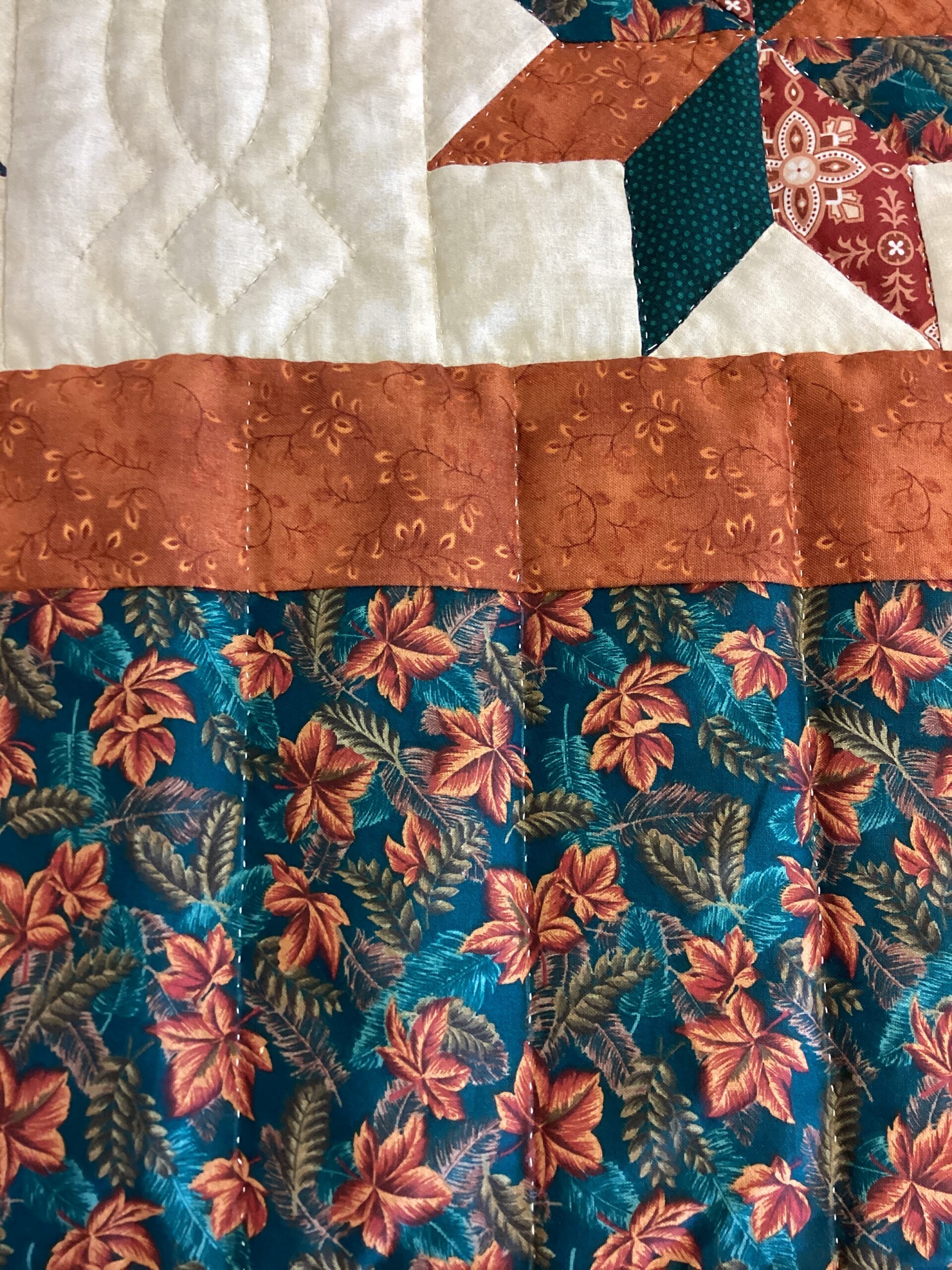 Fall Colors Star Motif Throw - Image 3