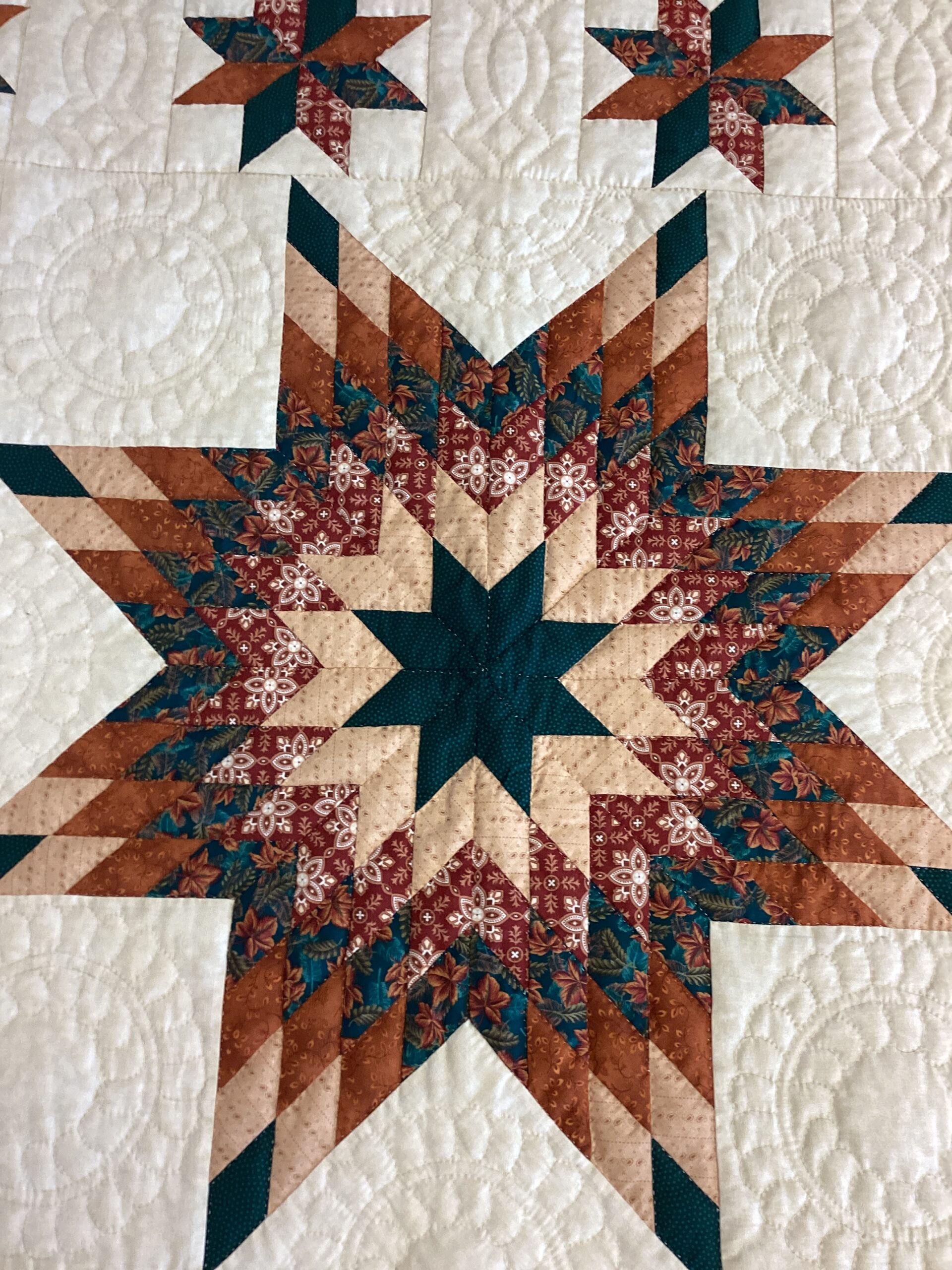 Fall Colors Star Motif Throw - Image 6