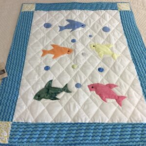 Baby Shark Crib Size Quilt