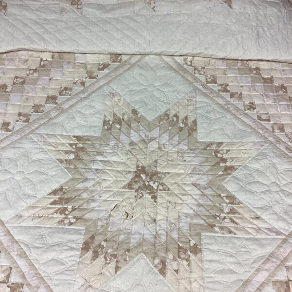 Star 'N' Common Cream & White with Neutral Colors King size - Image 2