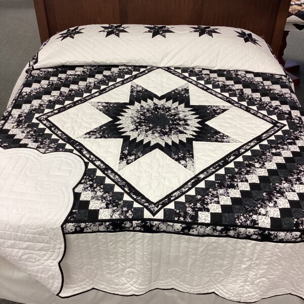 Star N Common King Size Hand-Stitched Quilt