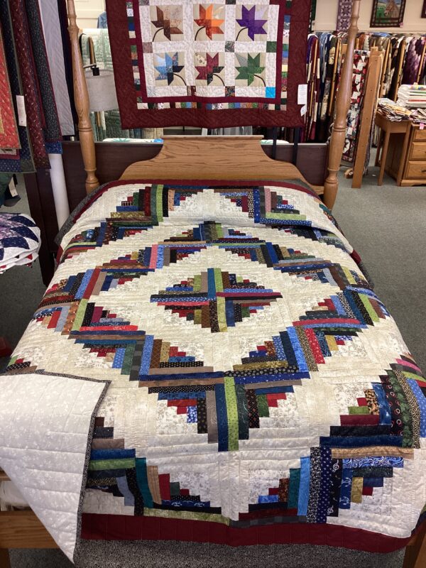 Queen size Log Cabin Quilt
