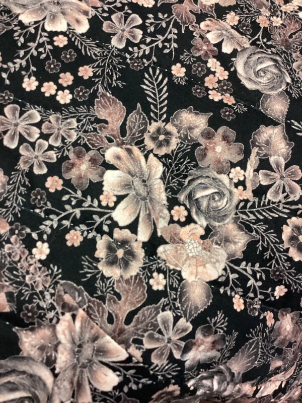 Queen Size  Hand Quilted Quilt Fire Island Hosta - Image 3