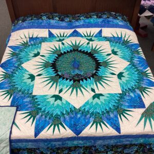 King Size Peacock Quilt