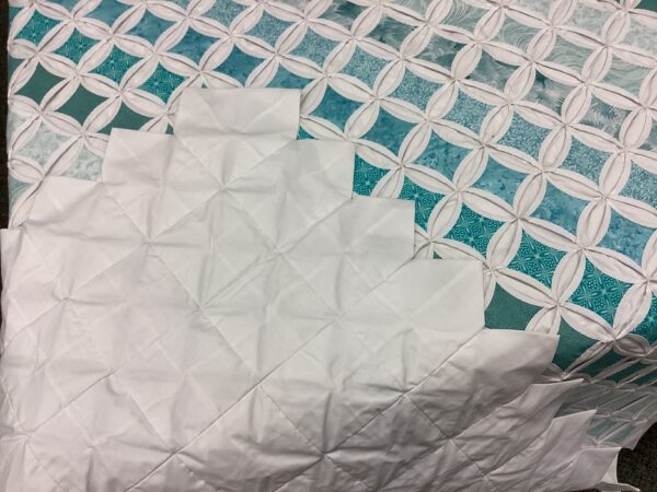Cathedral Window  Queen/King Size  Quilt - Image 4