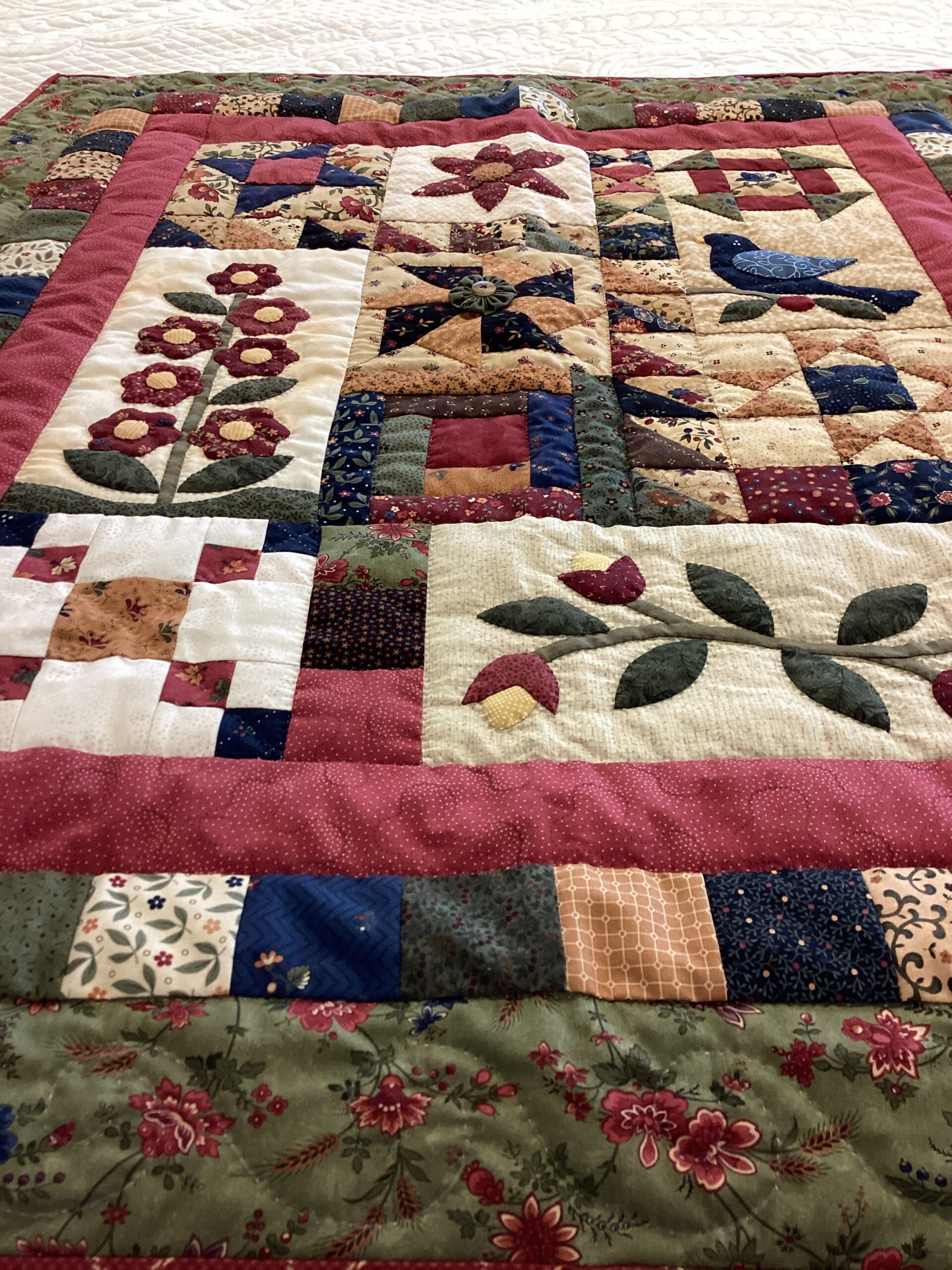 Patchwork Applique Wall Hanging - Image 2