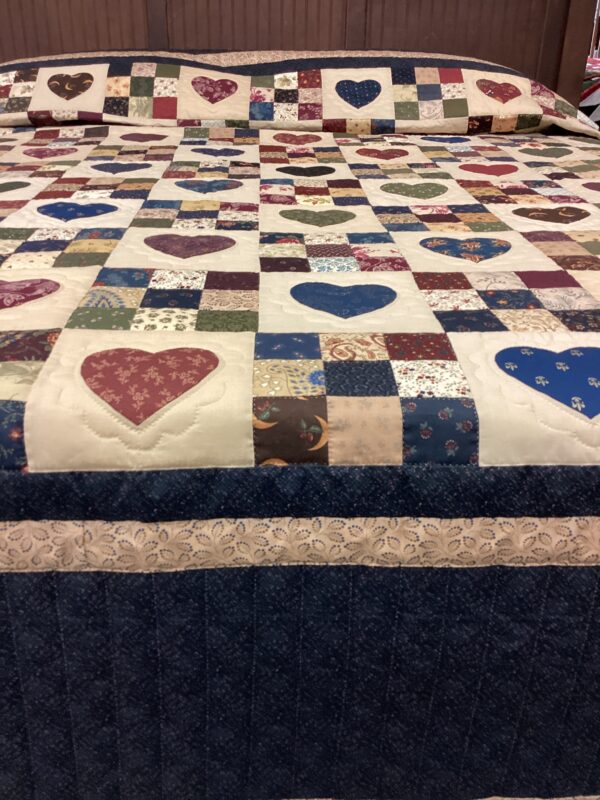 9 Patch with Hearts in King size - Image 6