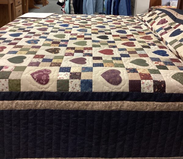 9 Patch with Hearts in King size - Image 3