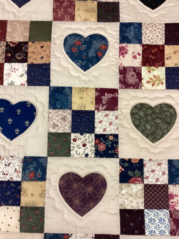 9 Patch with Hearts in King size - Image 5