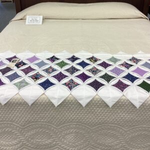 Cathedral Window  Bed Runner/Table Runner/Throw