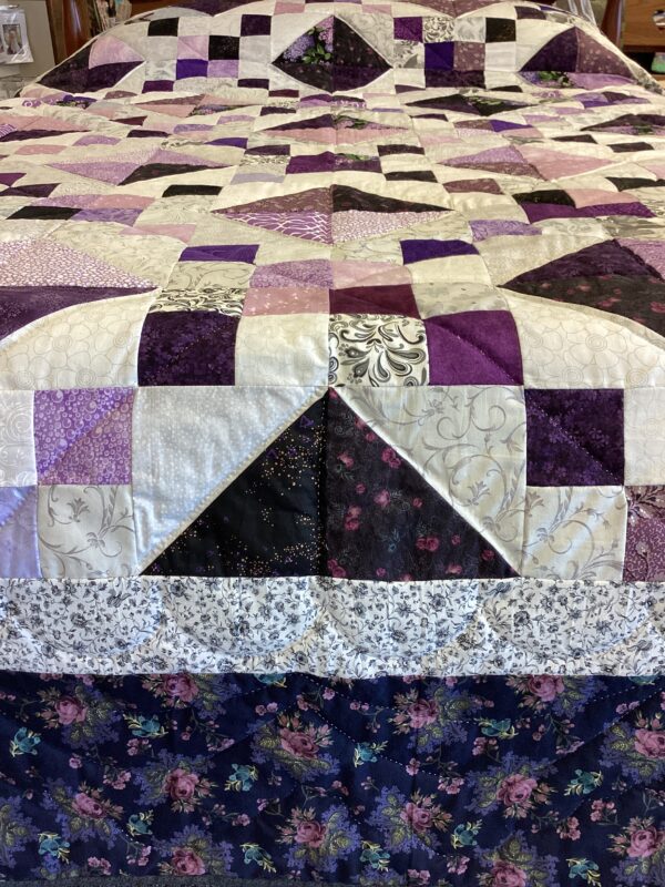 Queen  Size Jewel Box Pattern in Stunning Purple - Image 6