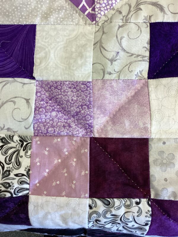 Queen  Size Jewel Box Pattern in Stunning Purple - Image 5