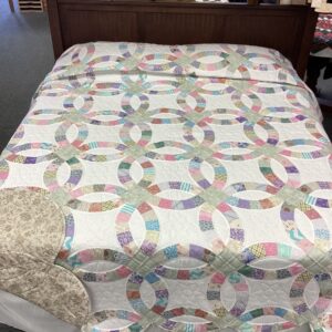 Pastel Colored Double Wedding Ring in King Size