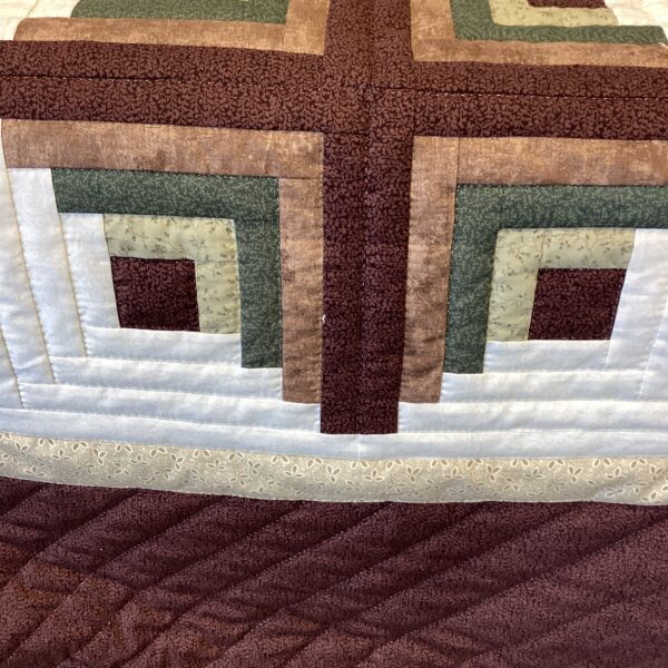 Queen Size Bear Claw Log Cabin - Image 4