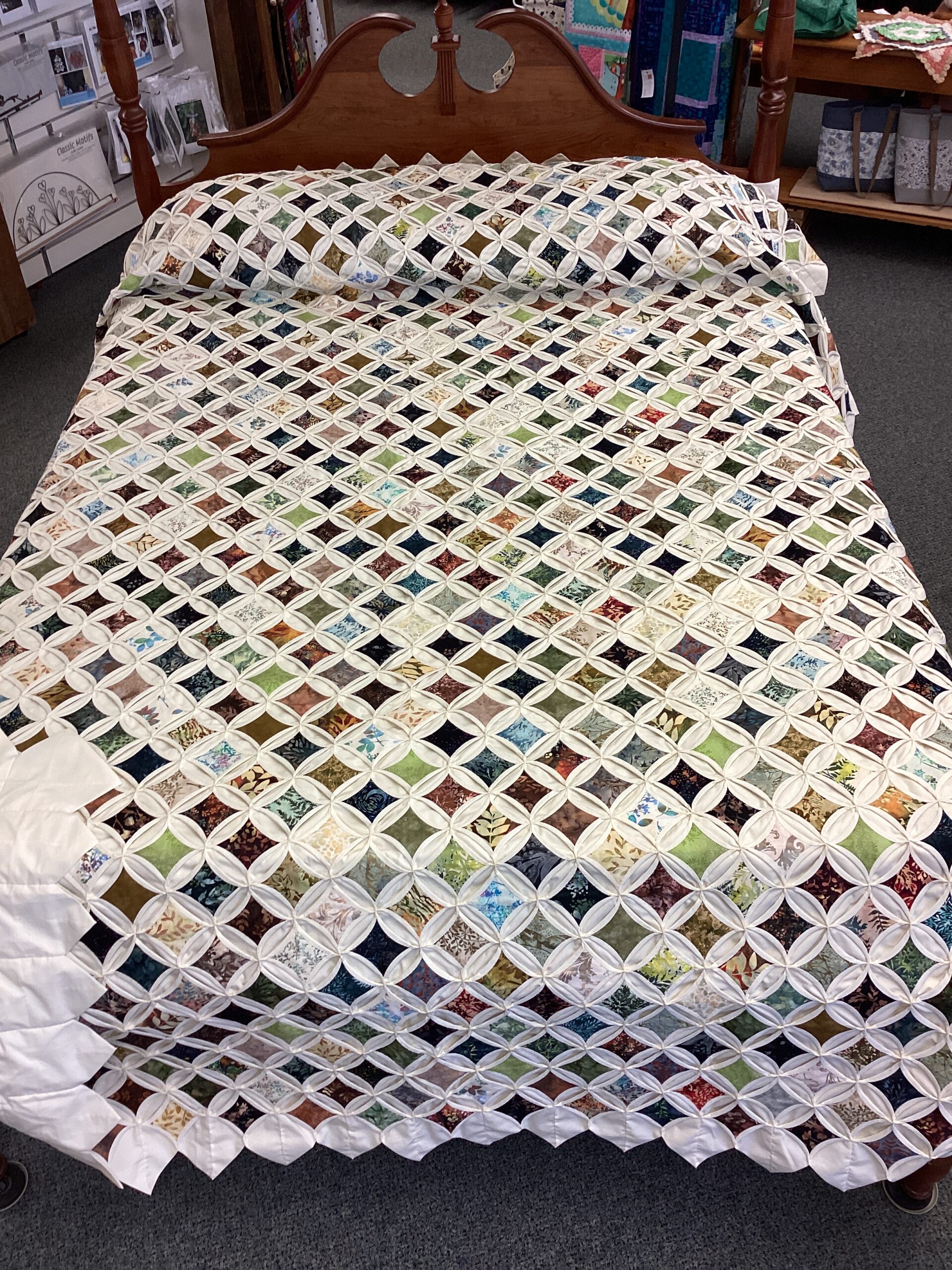 Cathedral Window Queen Size Quilt