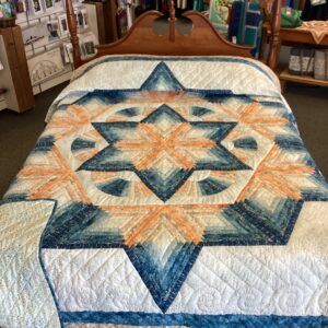 Chrysler Star Quilt in Queen Size