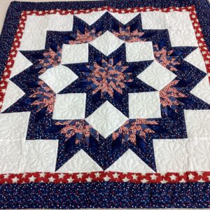 Patriotic Broken Star Throw