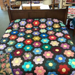 King Size Grandma's Flower Garden Quilt