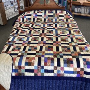 Scrapaholic 9 Patch Quilt in Queen Size