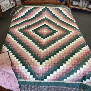 Hand Quilted Queen Size Trip Around the World.