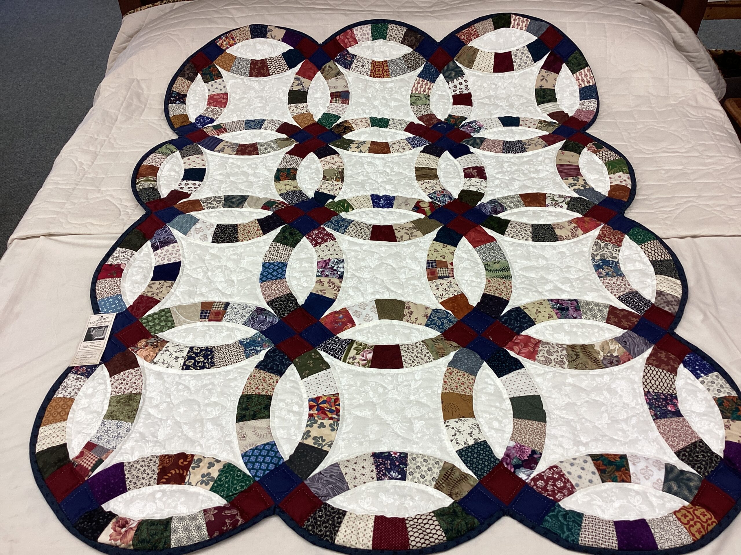 Wedding Ring Pattern done in Throw size