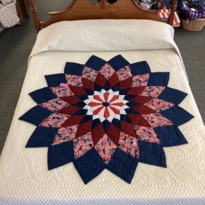 Americana Dahlia Bed Topper