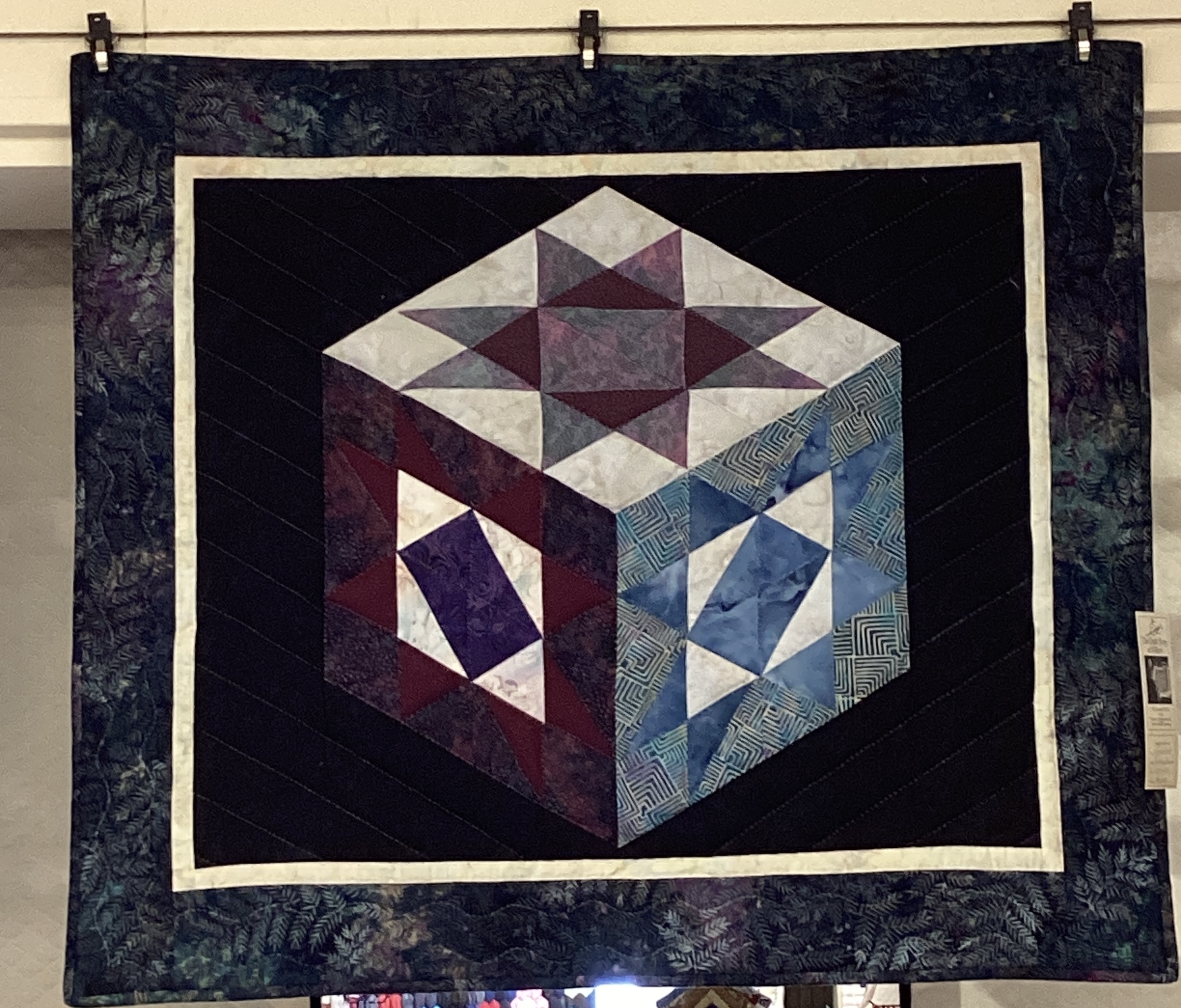 Tumbling Block Wallhanging